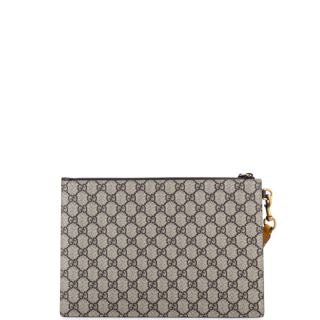 Neo Vintage Wristlet Pouch GG Coated Canvas