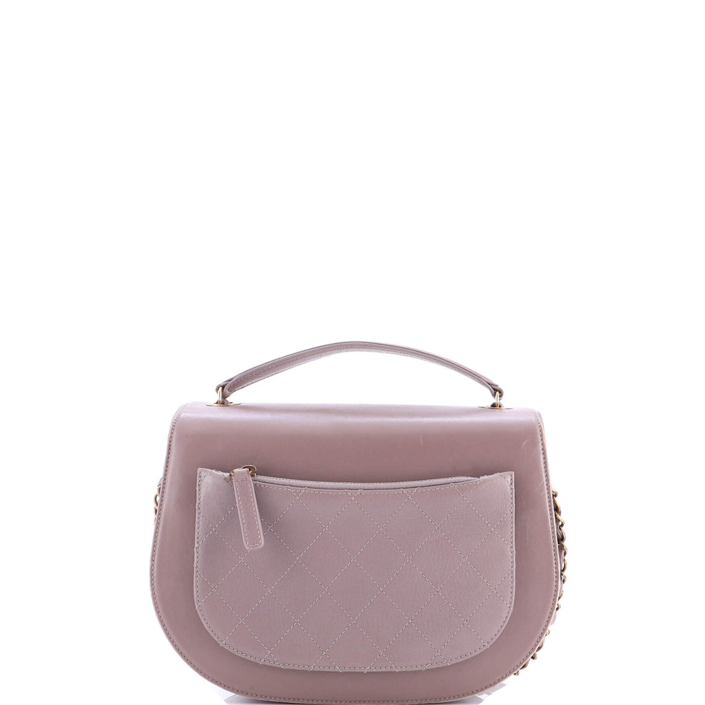 Coco Curve Flap Messenger Calfskin and Quilted Goatskin Medium
