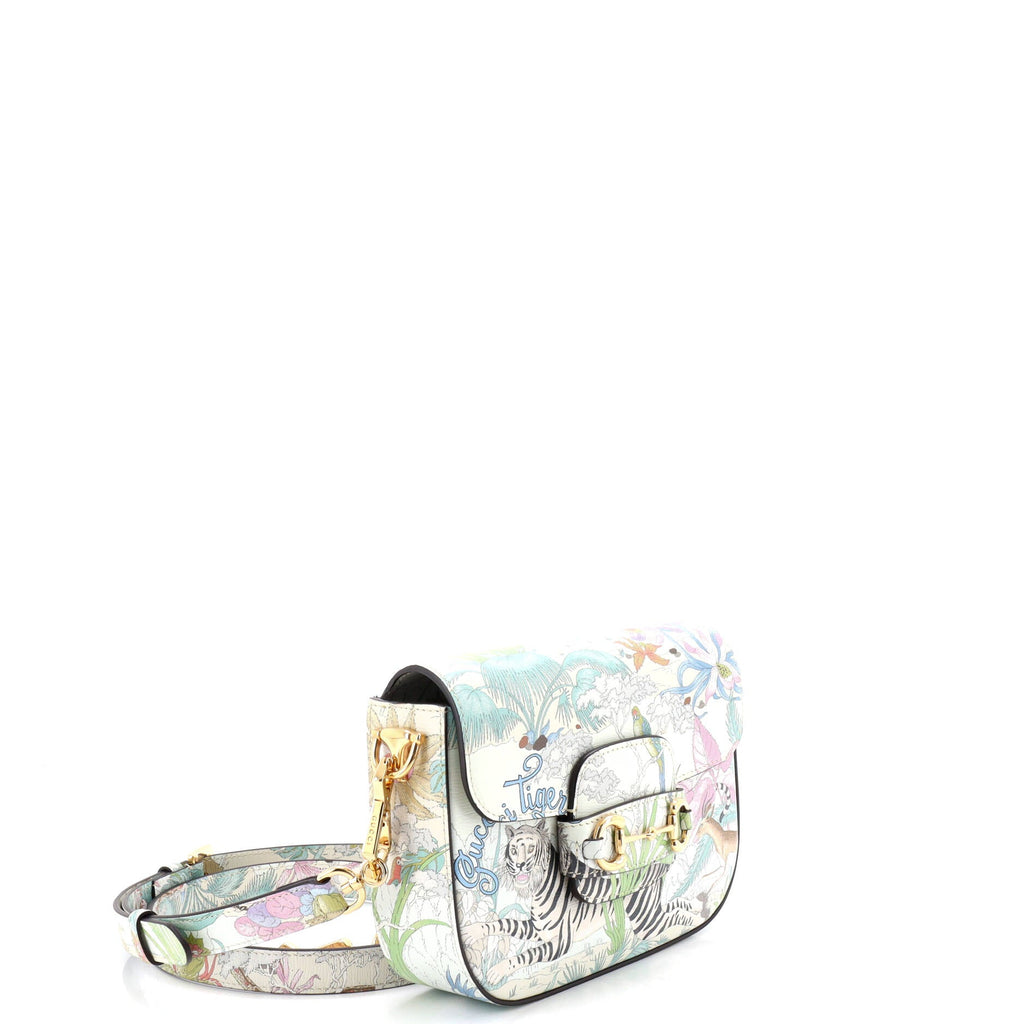 Horsebit 1955 Shoulder Bag Printed Leather Mini