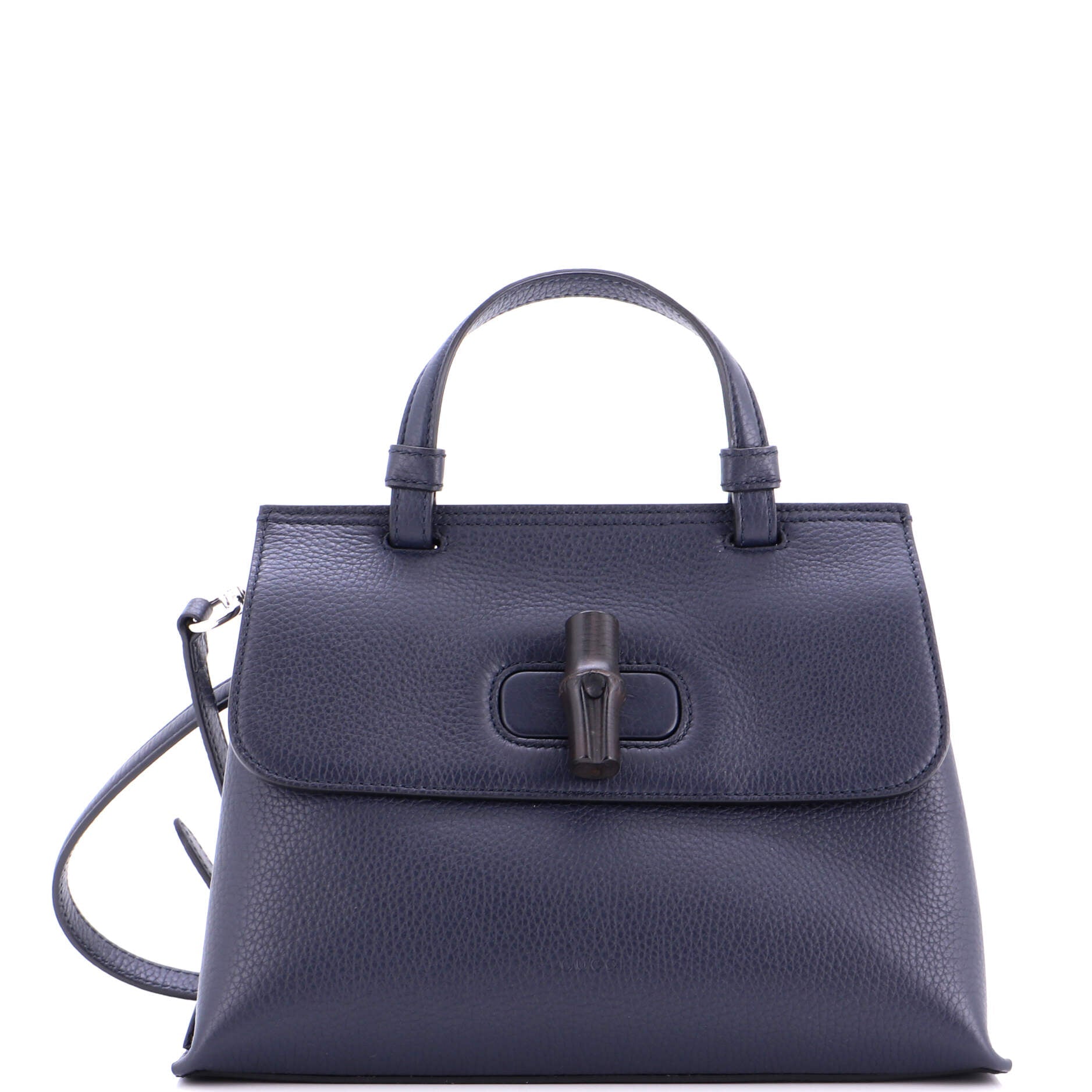 Bamboo Daily Top Handle Bag Leather Small