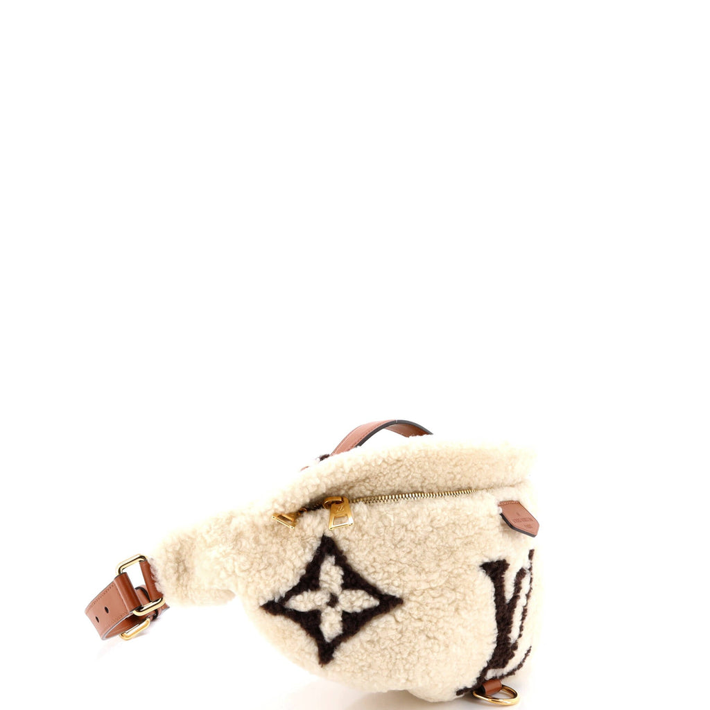 Bum Bag Monogram Giant Teddy Fleece