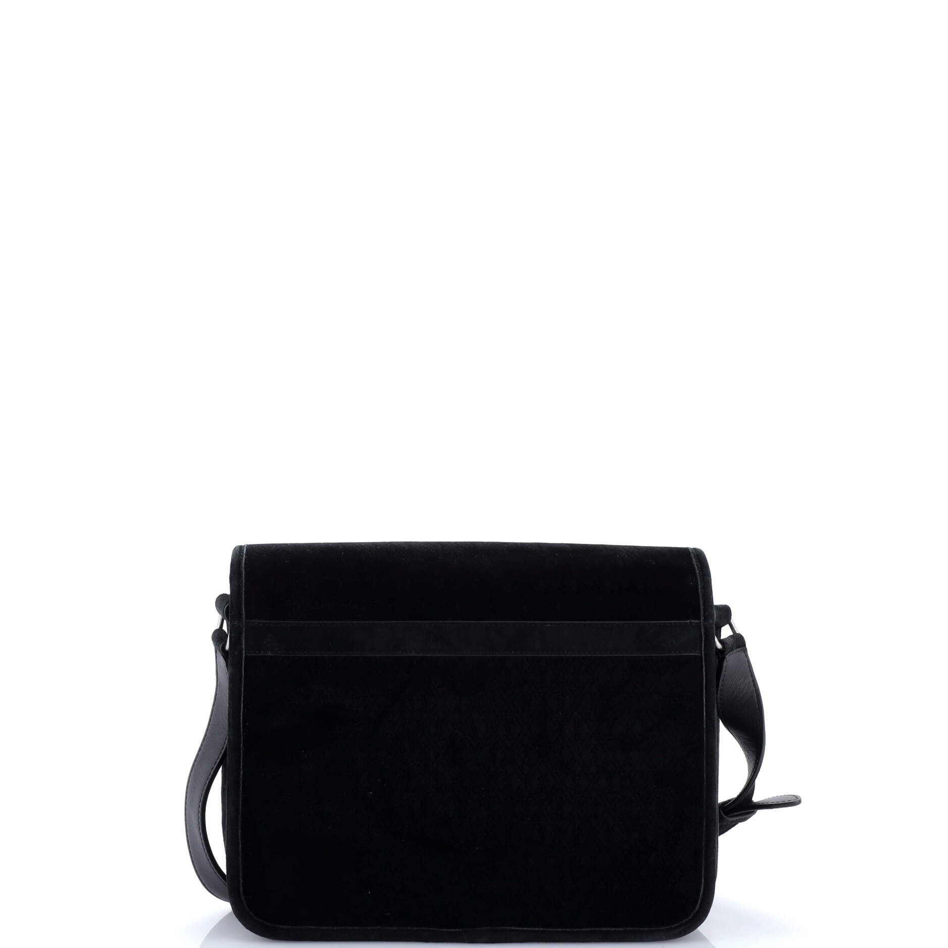 Le Monogramme Buckle Satchel Monogram All Over Velvet and Suede Large