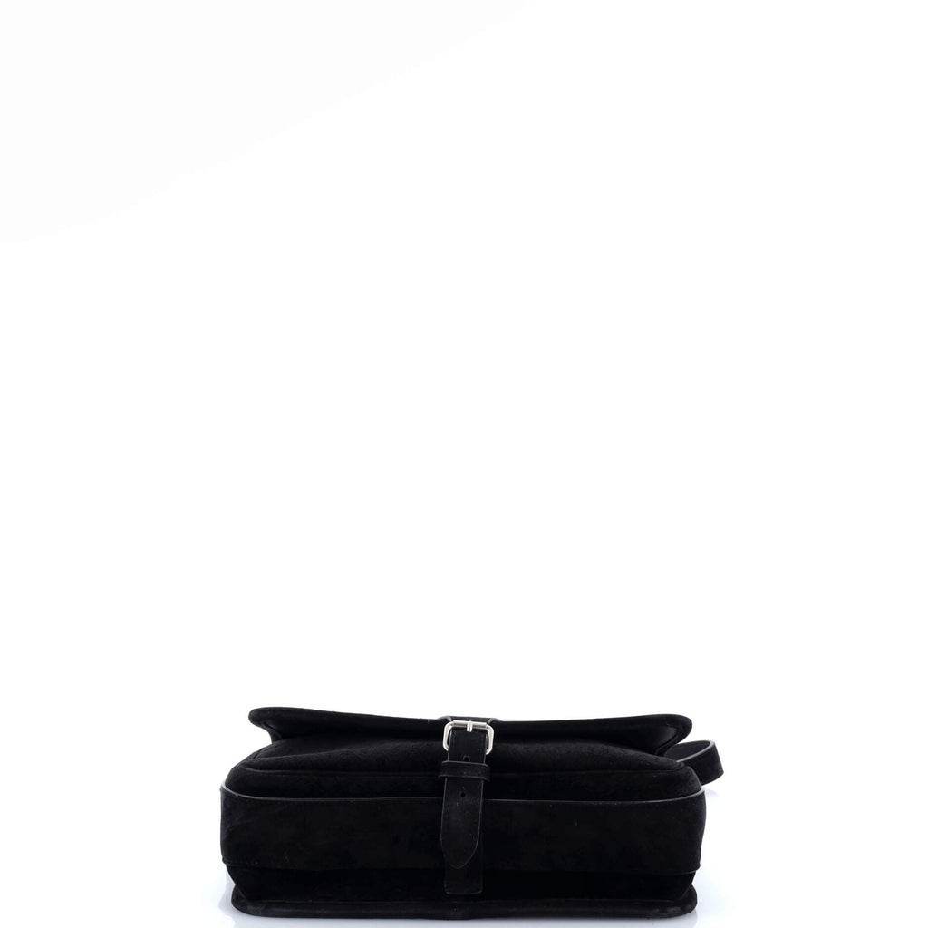 Le Monogramme Buckle Satchel Monogram All Over Velvet and Suede Large
