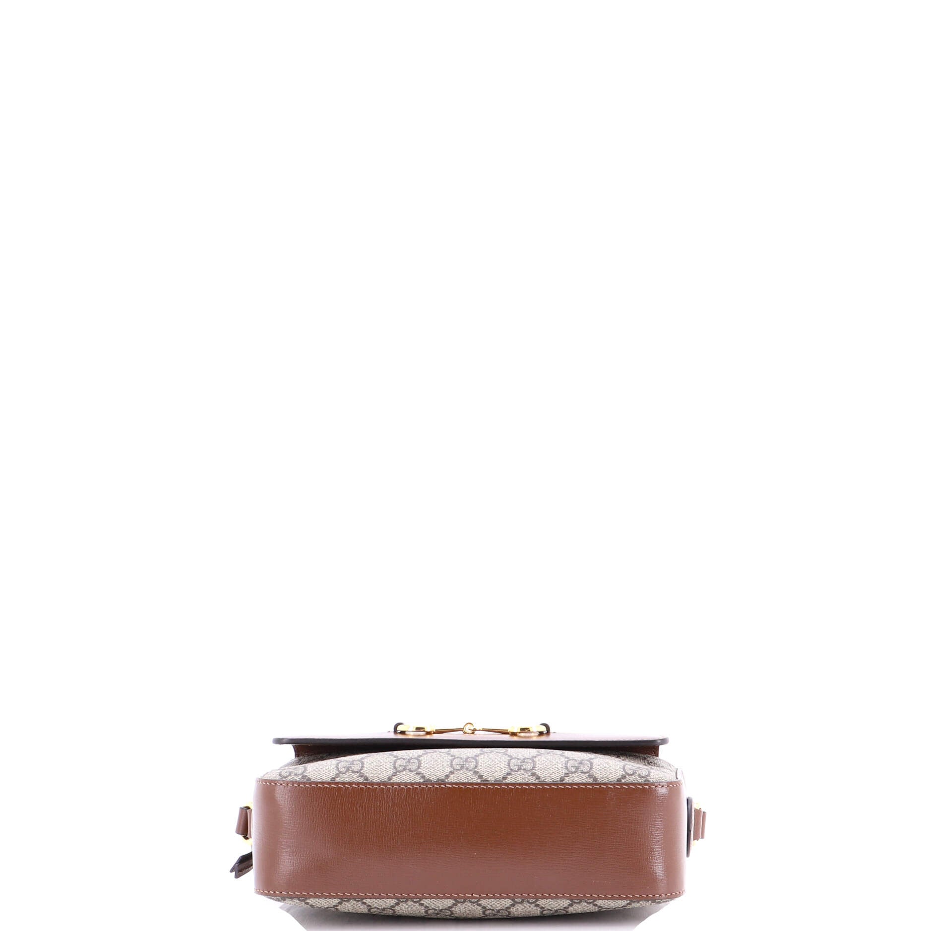Horsebit 1955 Flap Pocket Camera Bag GG Coated Canvas and Leather Small