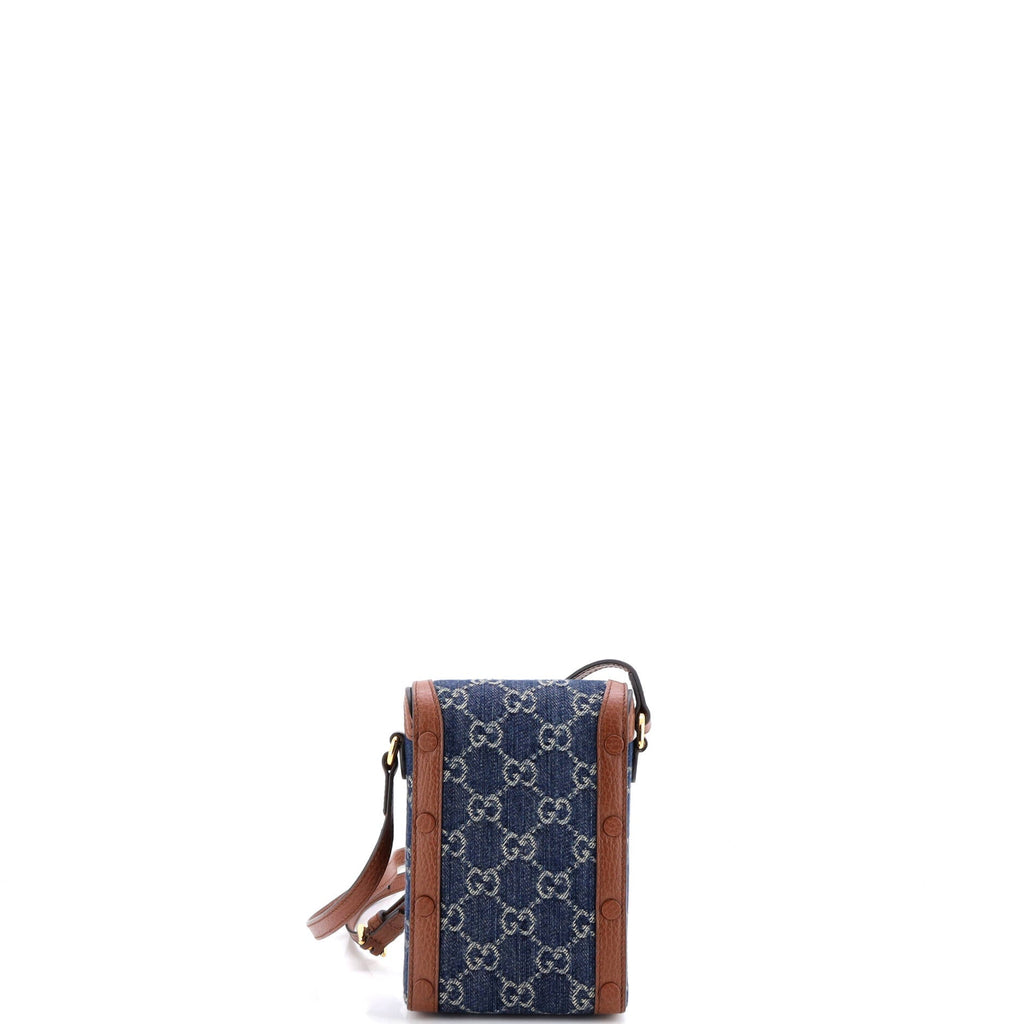 Horsebit 1955 Crossbody Bag GG Denim Mini