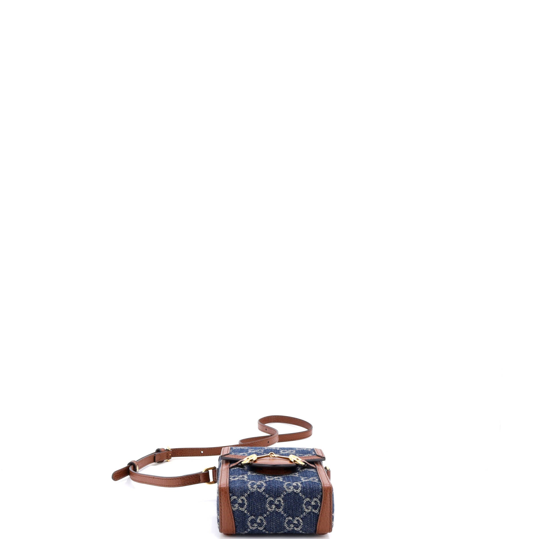 Horsebit 1955 Crossbody Bag GG Denim Mini