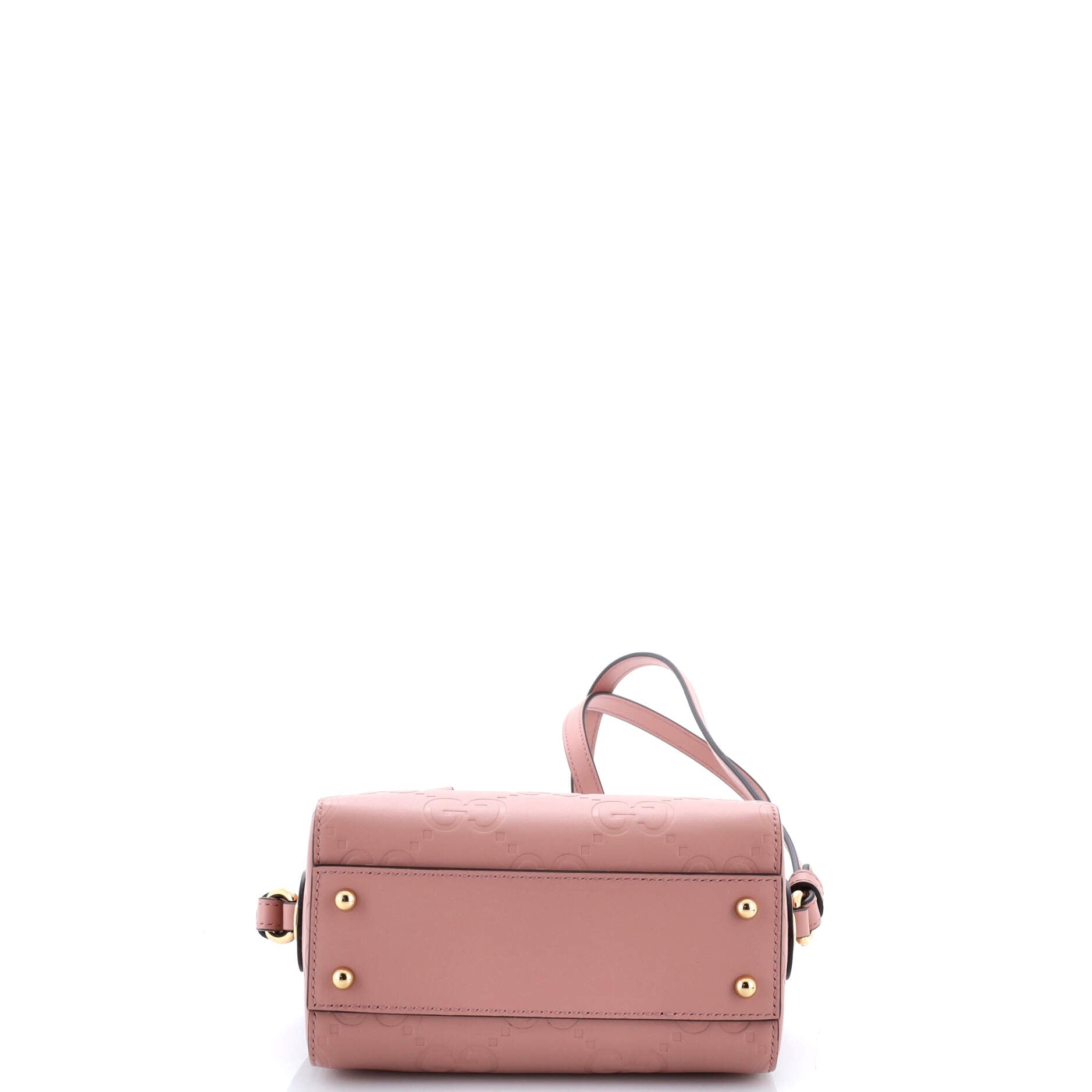 Convertible Top Handle Bag Jumbo GG Embossed Leather Mini