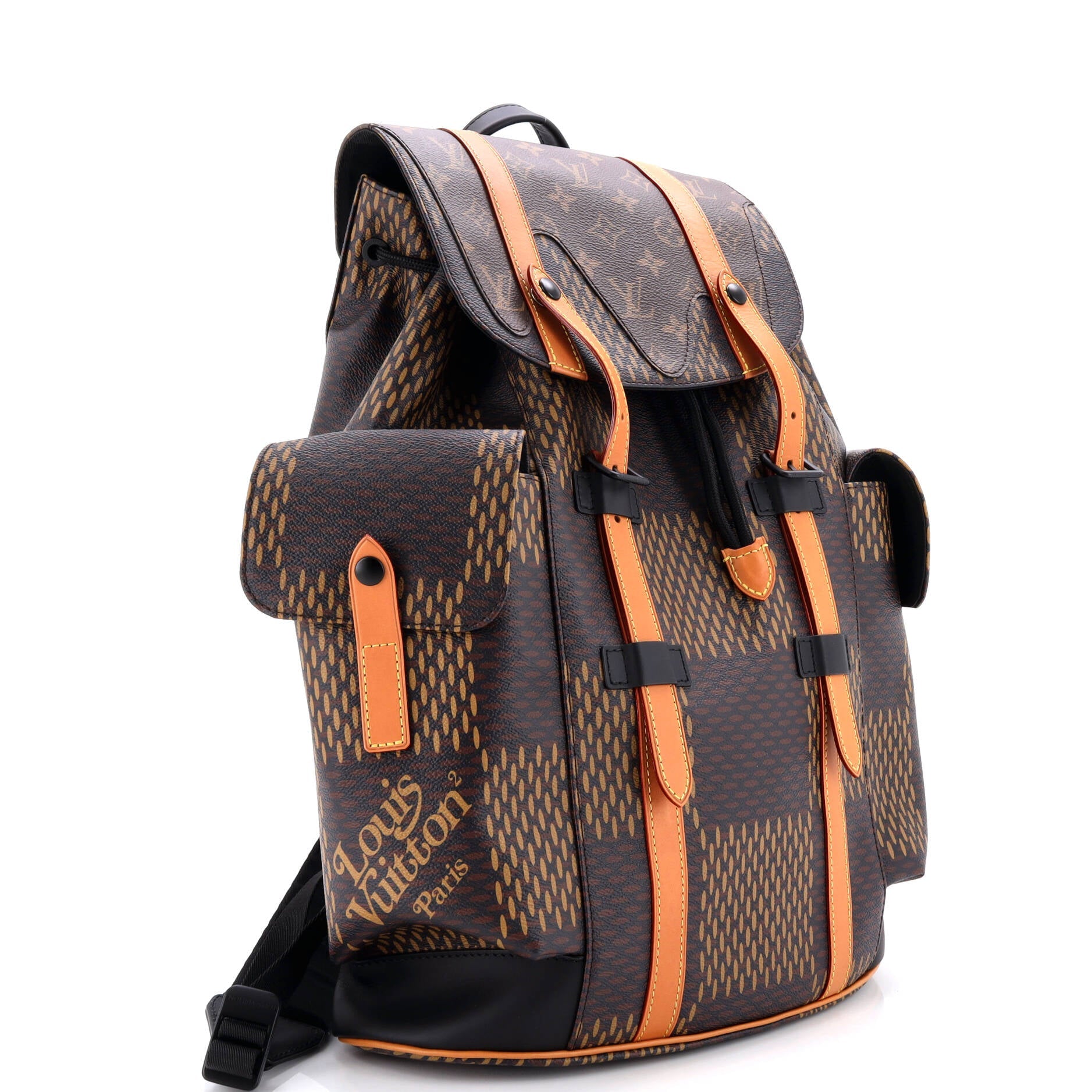 Nigo Christopher Backpack Limited Edition Giant Damier and Monogram Canvas PM