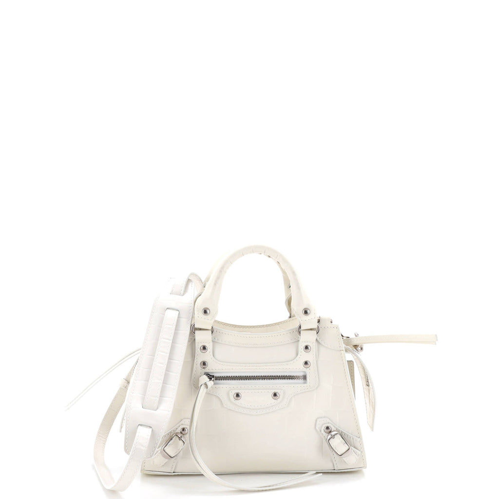Neo Classic City Bag Crocodile Embossed Leather Mini