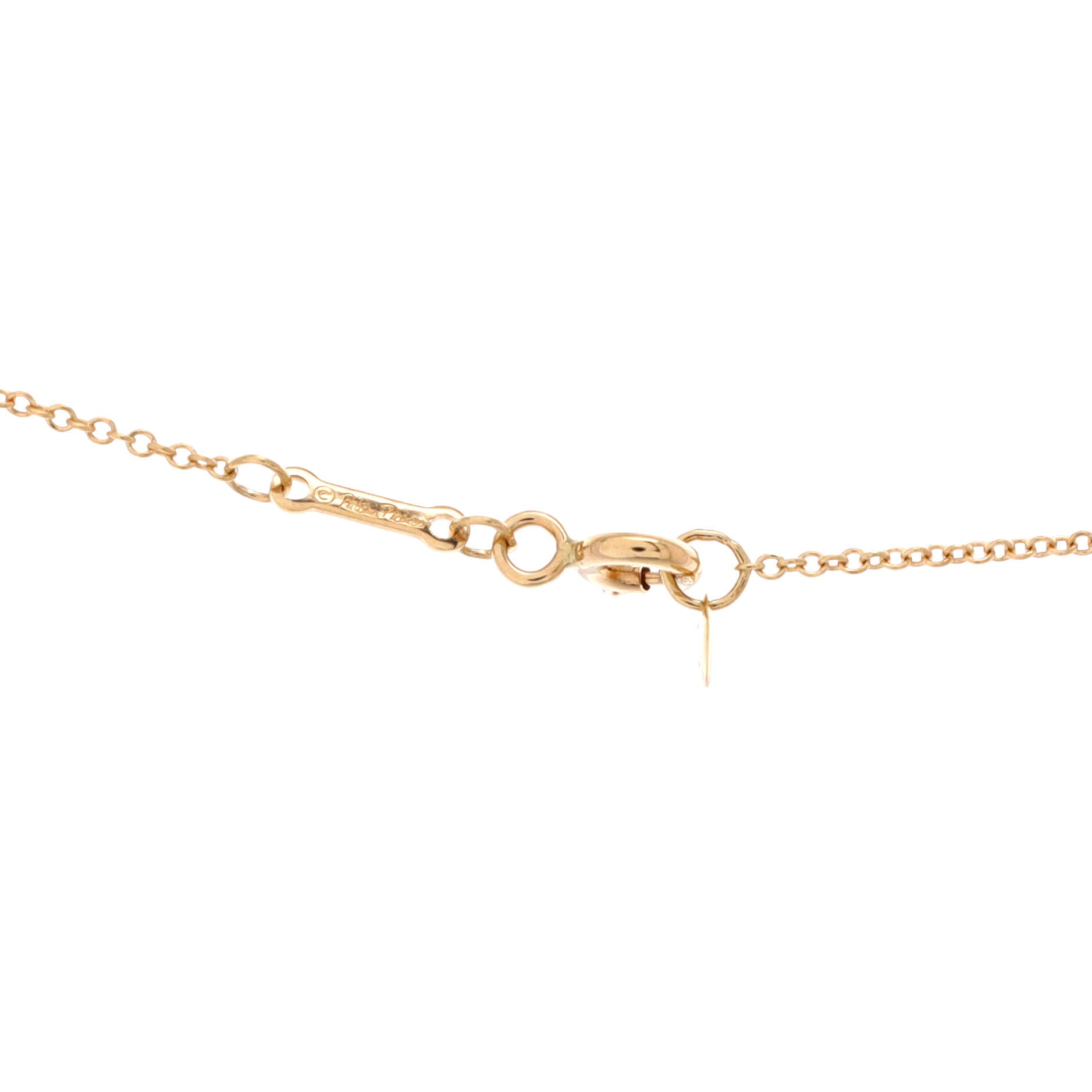 Paloma's Studio Hexagon Pendant Necklace 18K Yellow Gold with Rubellite