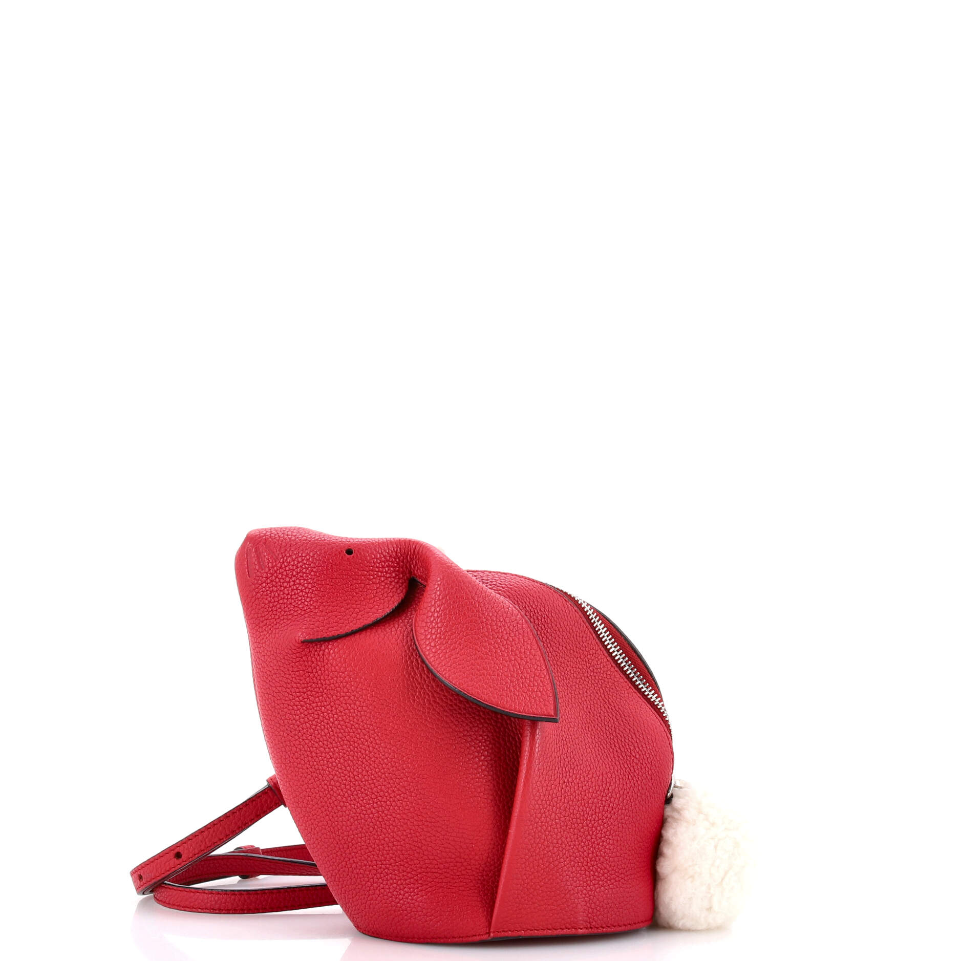 Rabbit Crossbody Bag Leather Mini