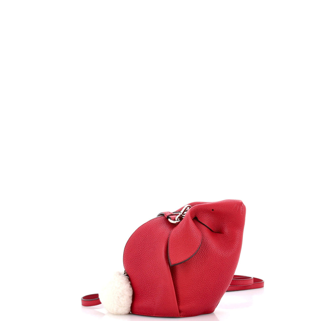 Rabbit Crossbody Bag Leather Mini