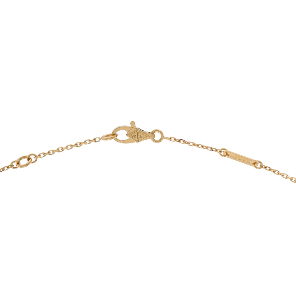 Frivole Pendant Necklace 18K Yellow Gold and Diamond Mini