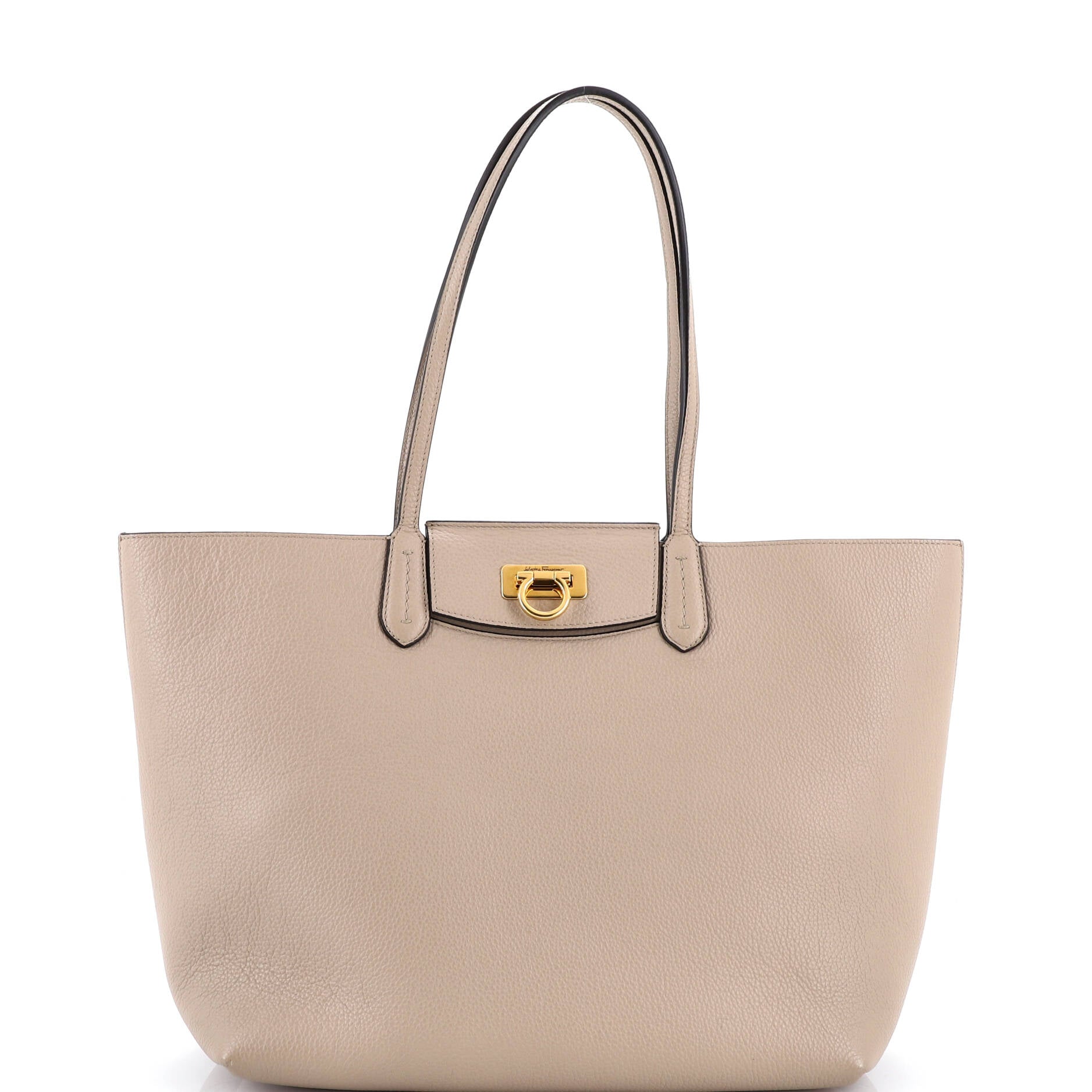Gancini Travel Tote Leather Medium