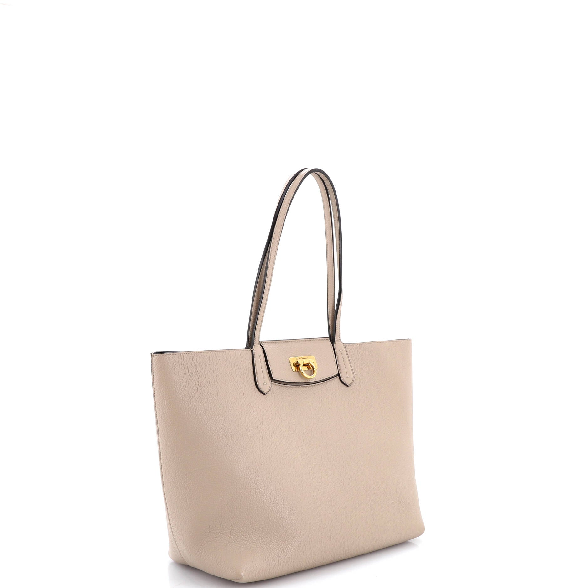 Gancini Travel Tote Leather Medium