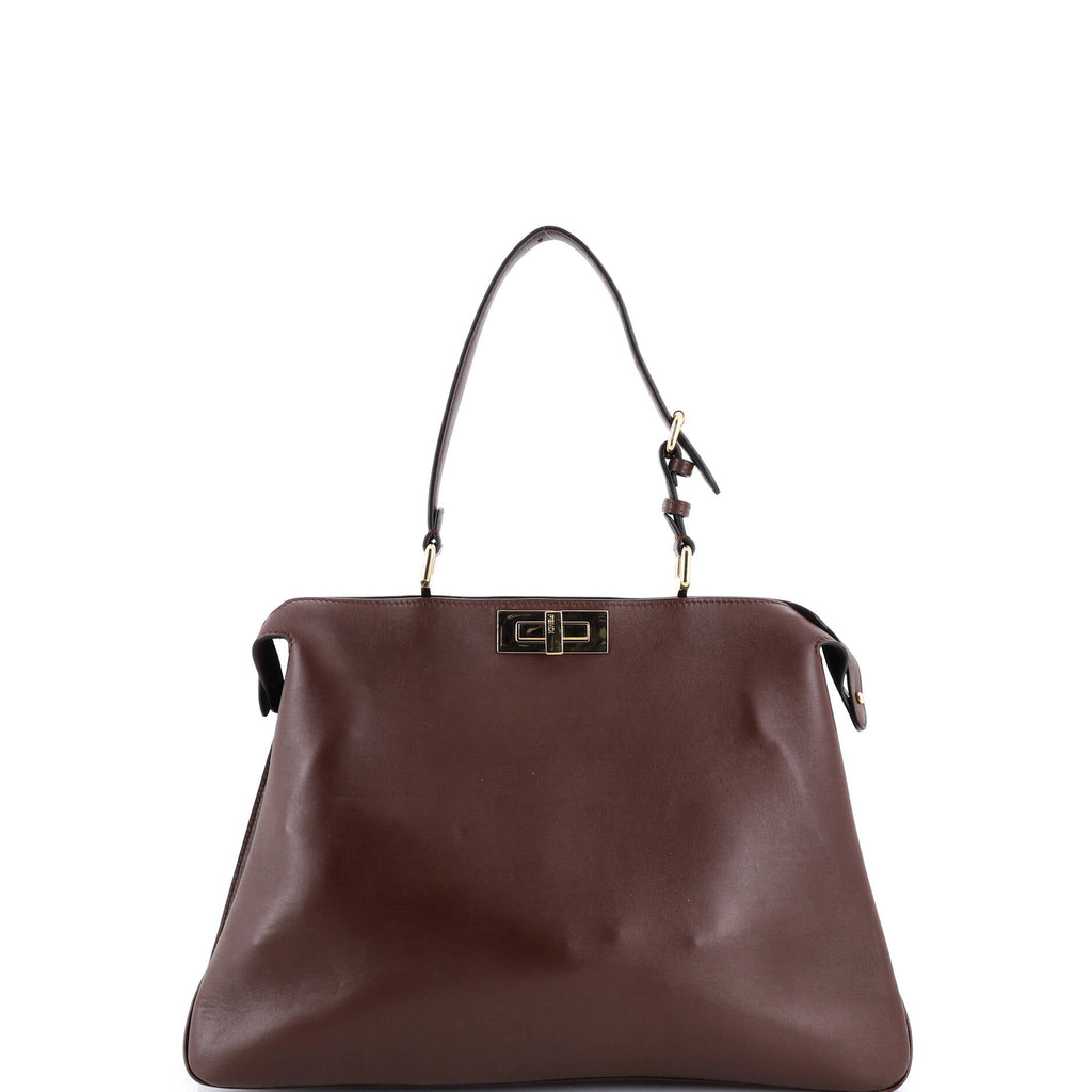 Soft Peekaboo ISeeU Bag Leather Large