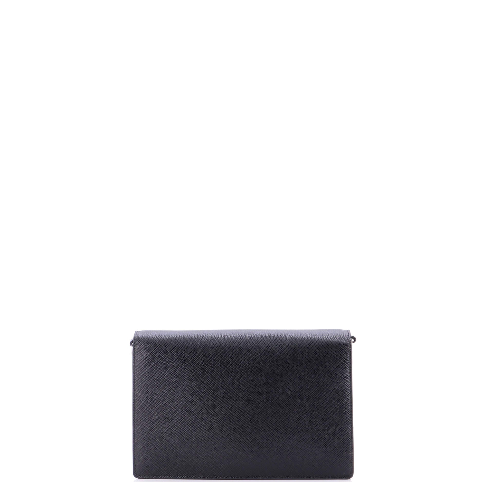 Envelope Flap Bag with Nylon Strap Saffiano with City Calf Mini