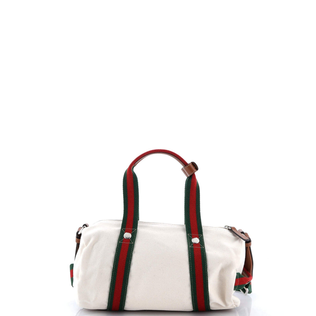 Crest Duffle Printed Canvas Small