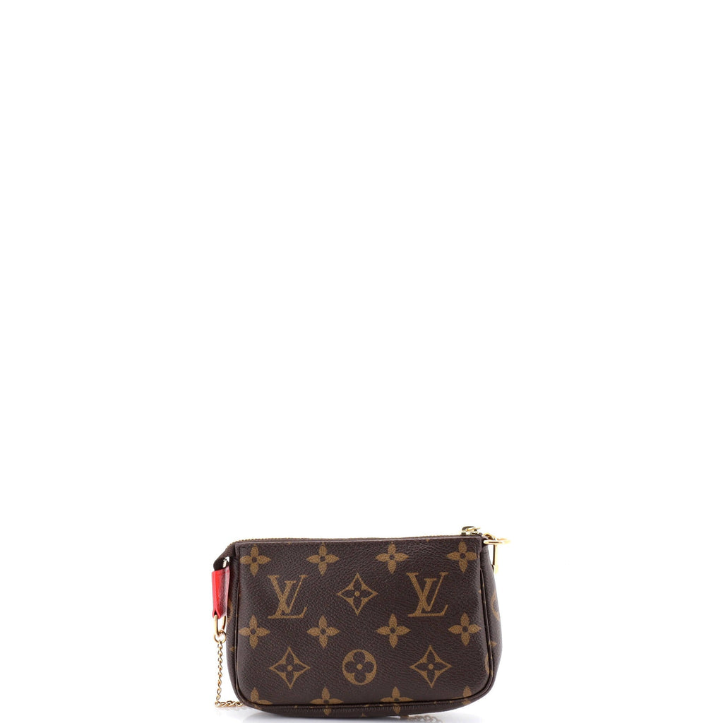 Pochette Accessoires Limited Edition Vivienne Xmas Monogram Canvas Mini