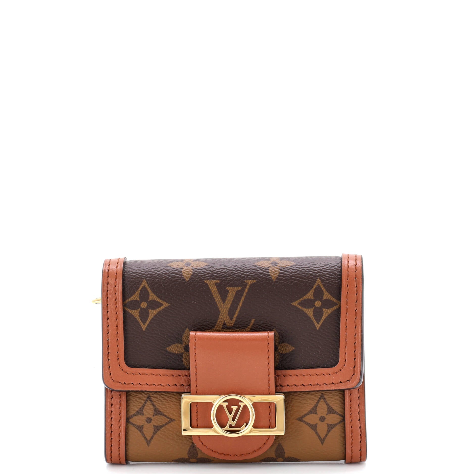 Dauphine Wallet Reverse Monogram Canvas Compact