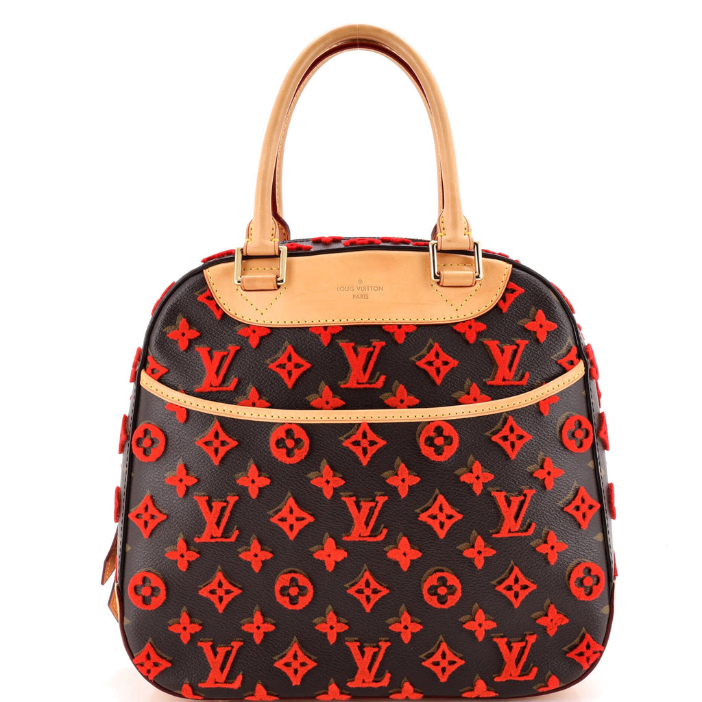 Deauville Cube Bag Monogram Tuffetage Canvas