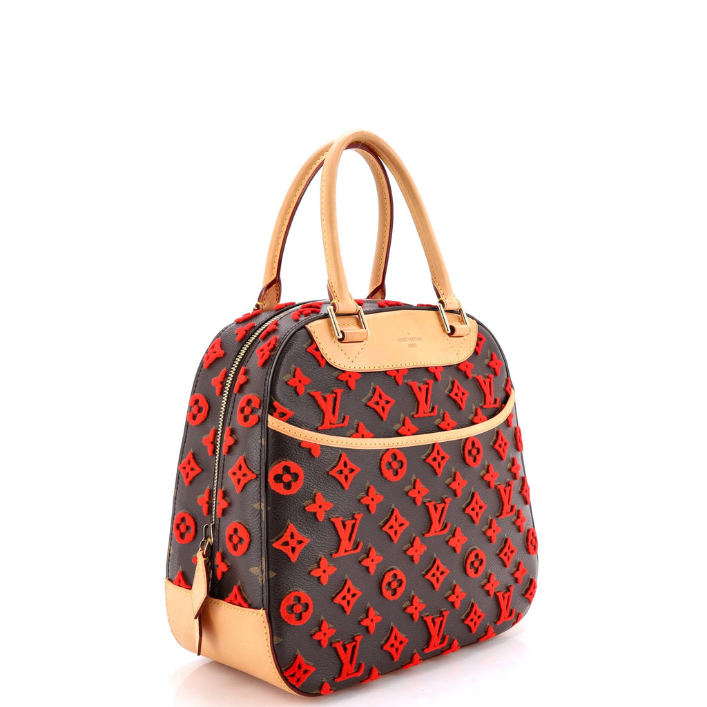 Deauville Cube Bag Monogram Tuffetage Canvas