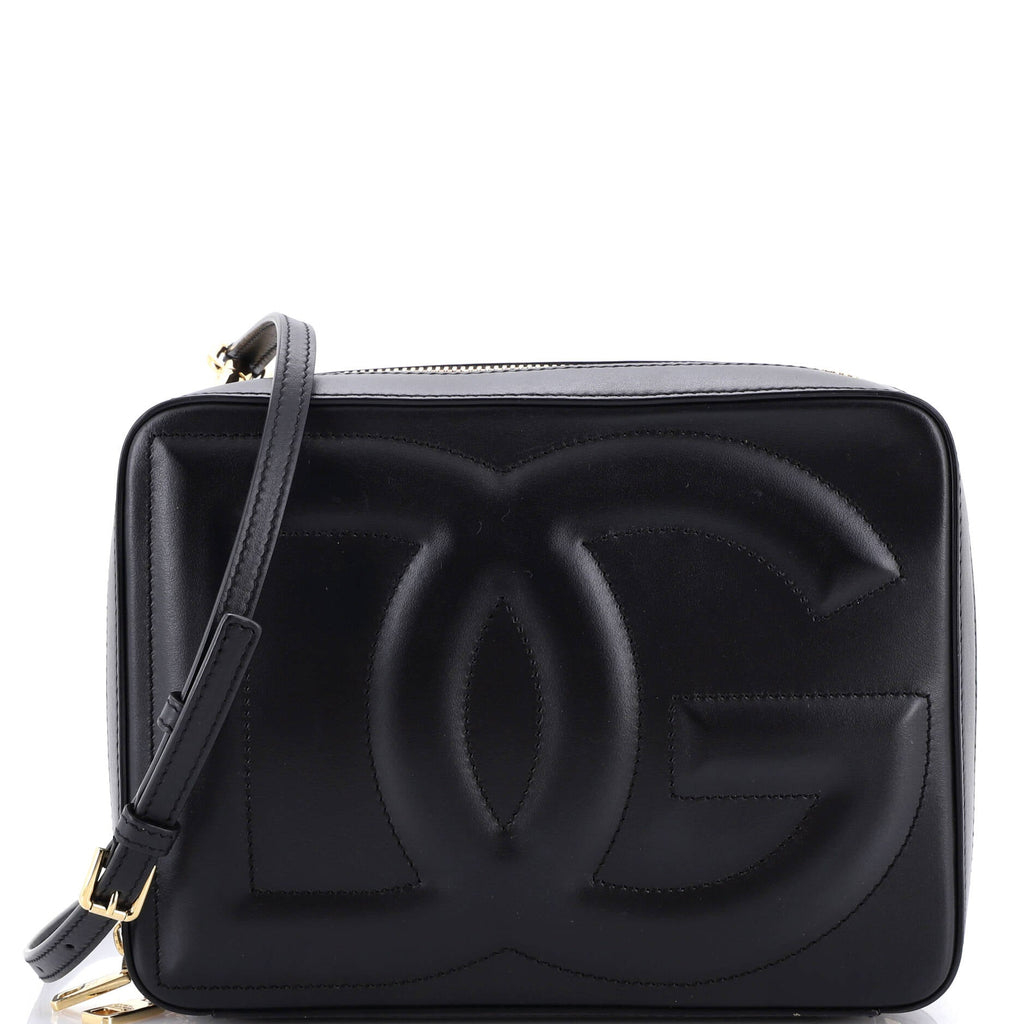 DG Logo Camera Bag Leather Medium
