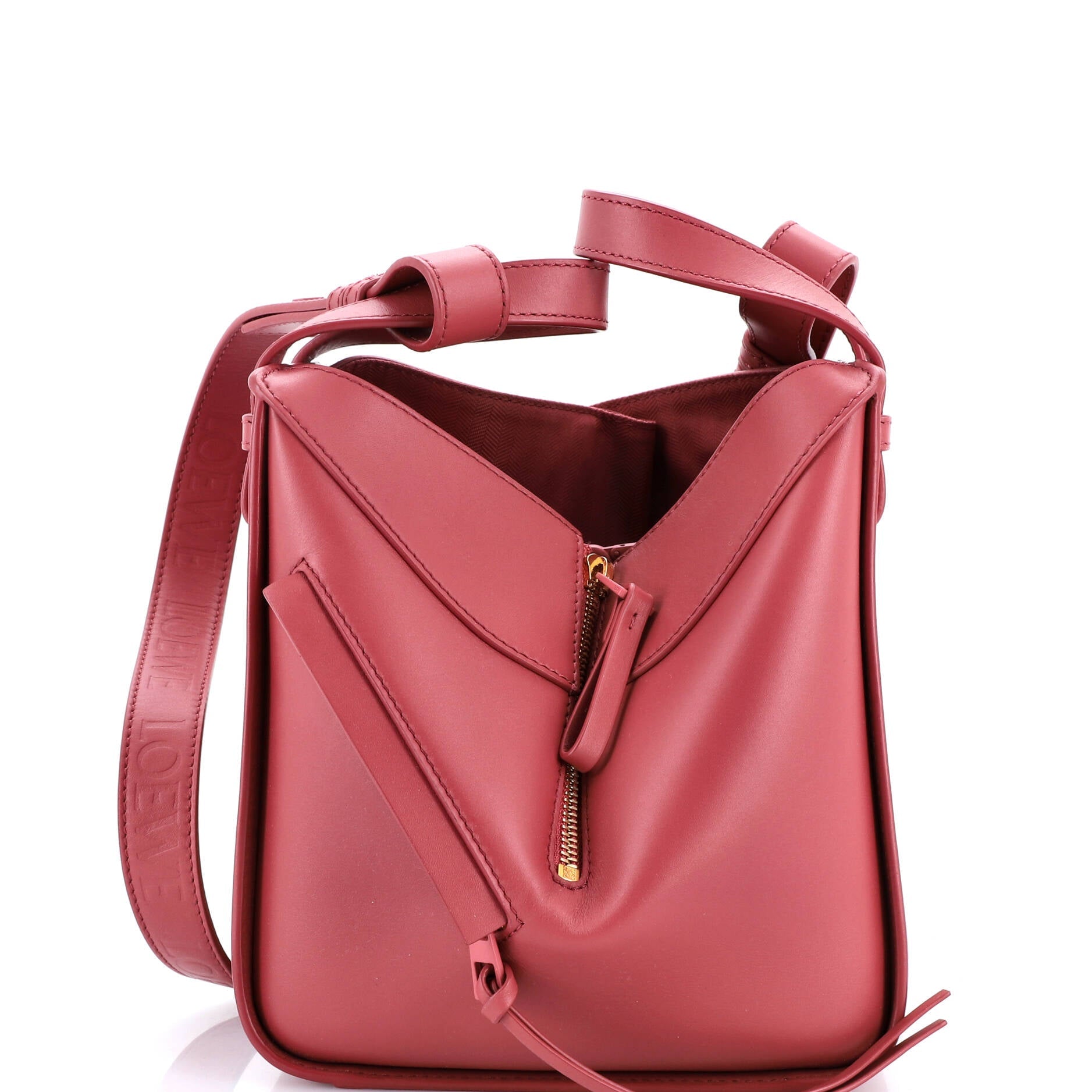 Monochrome Hammock Bag Leather Compact