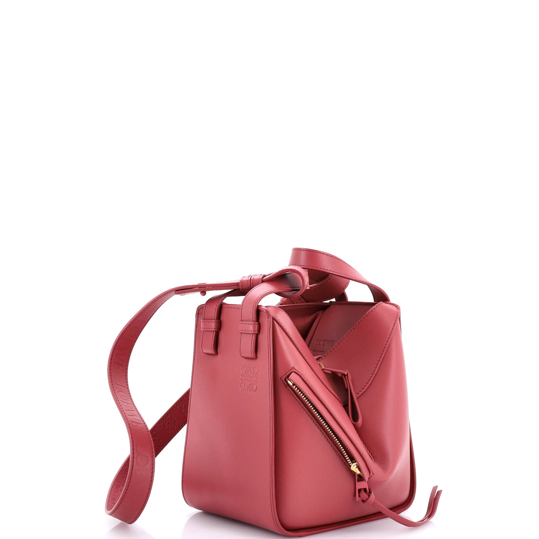Monochrome Hammock Bag Leather Compact