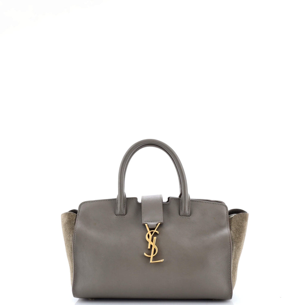 Monogram Cabas Downtown Leather with Suede Baby