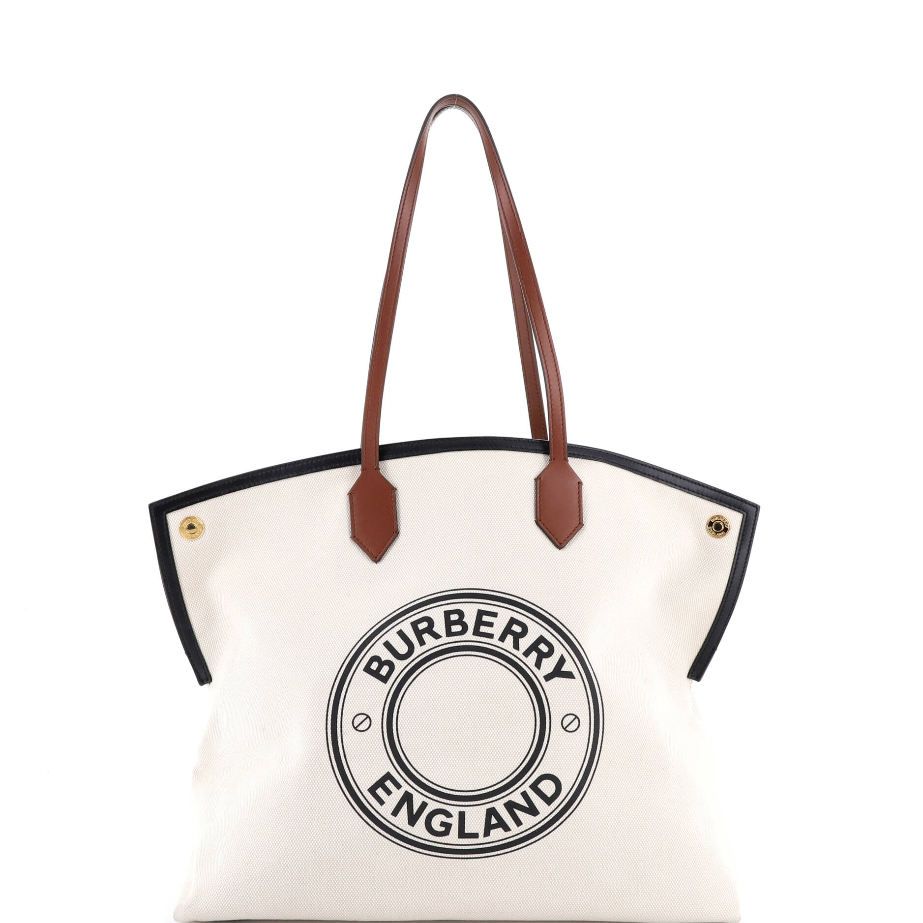 Logo Society Tote Printed Canvas Large