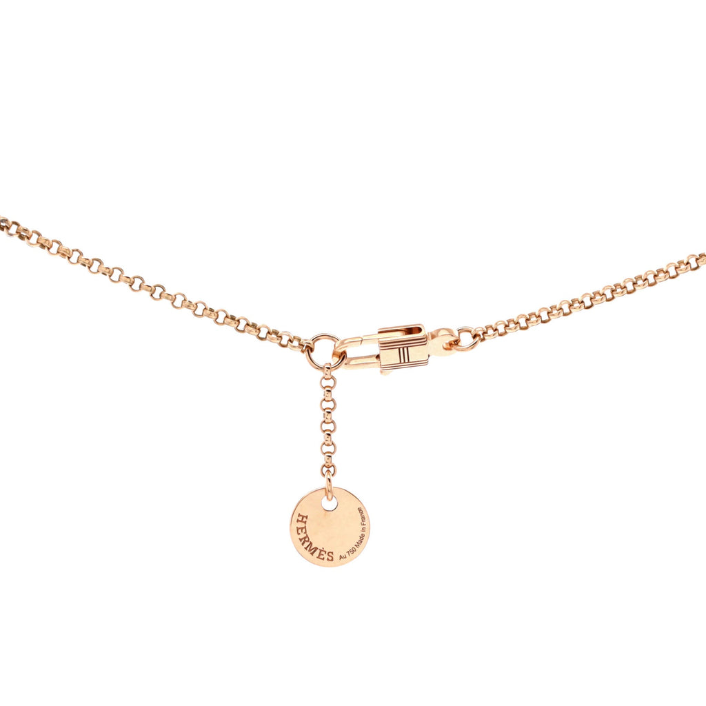 Clou d'H Pendant Necklace 18K Rose Gold