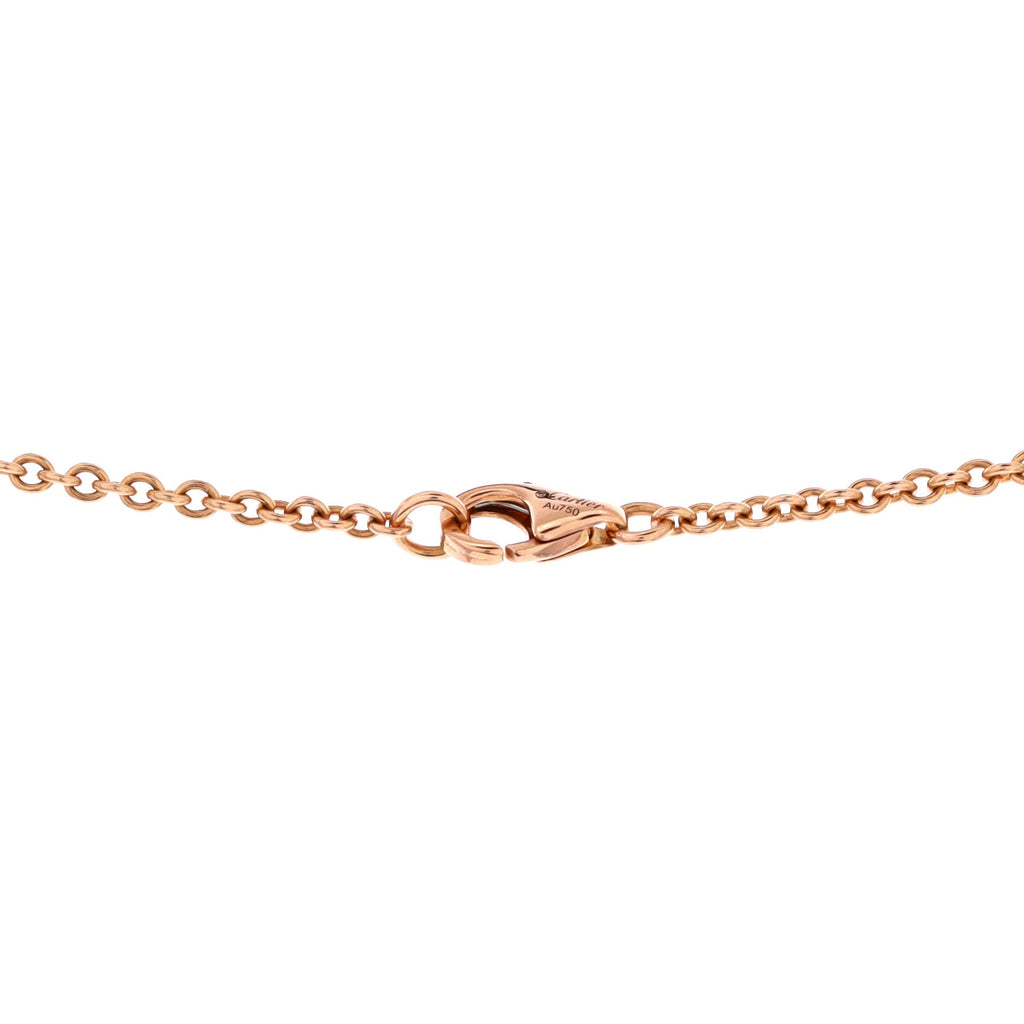 Love Interlocking Necklace 18K Rose Gold