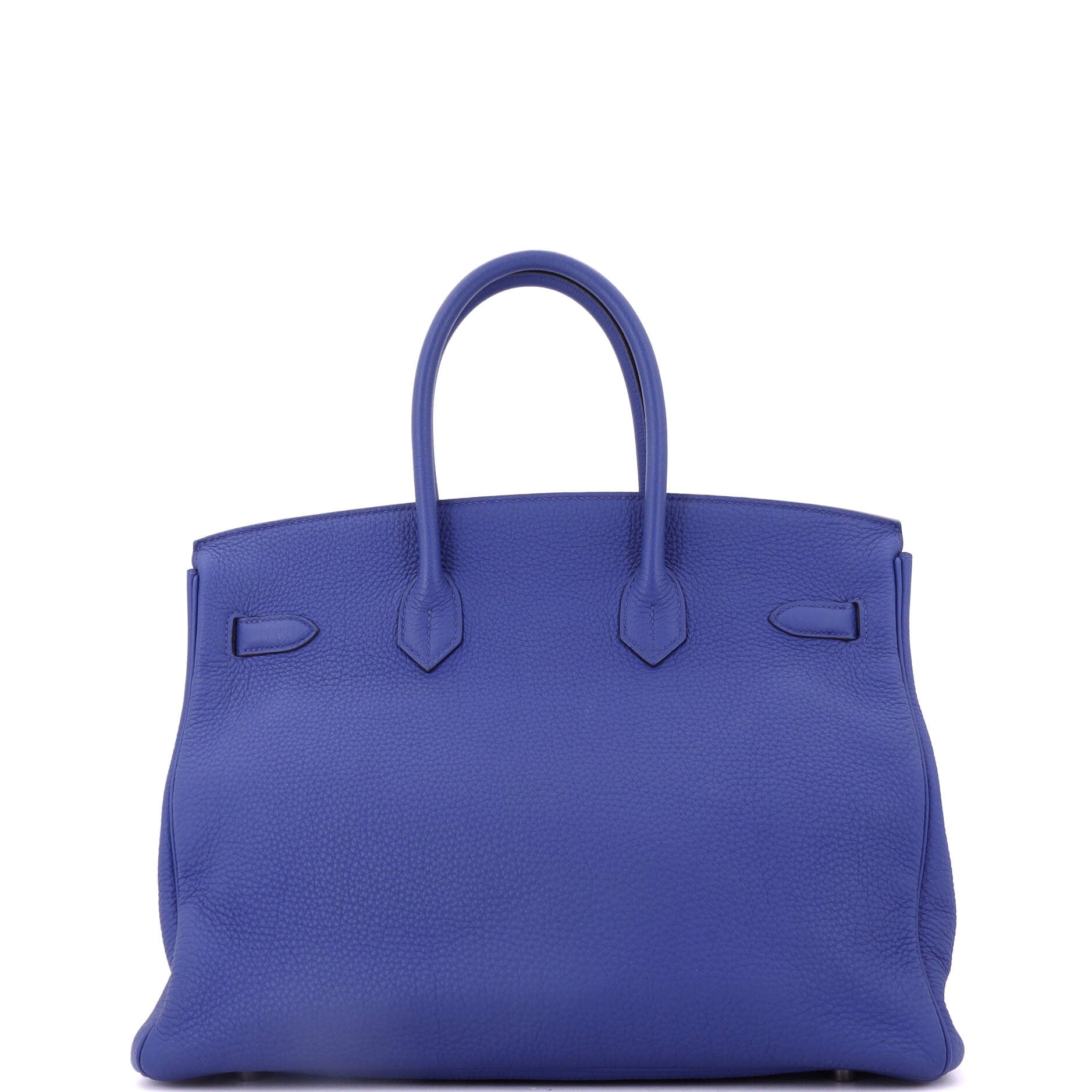 Birkin Handbag Bleu Electrique Togo with Palladium Hardware 35