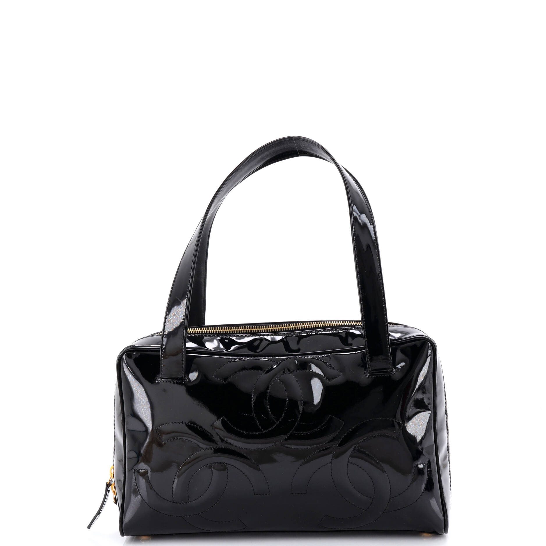 Triple CC Tote Patent Medium