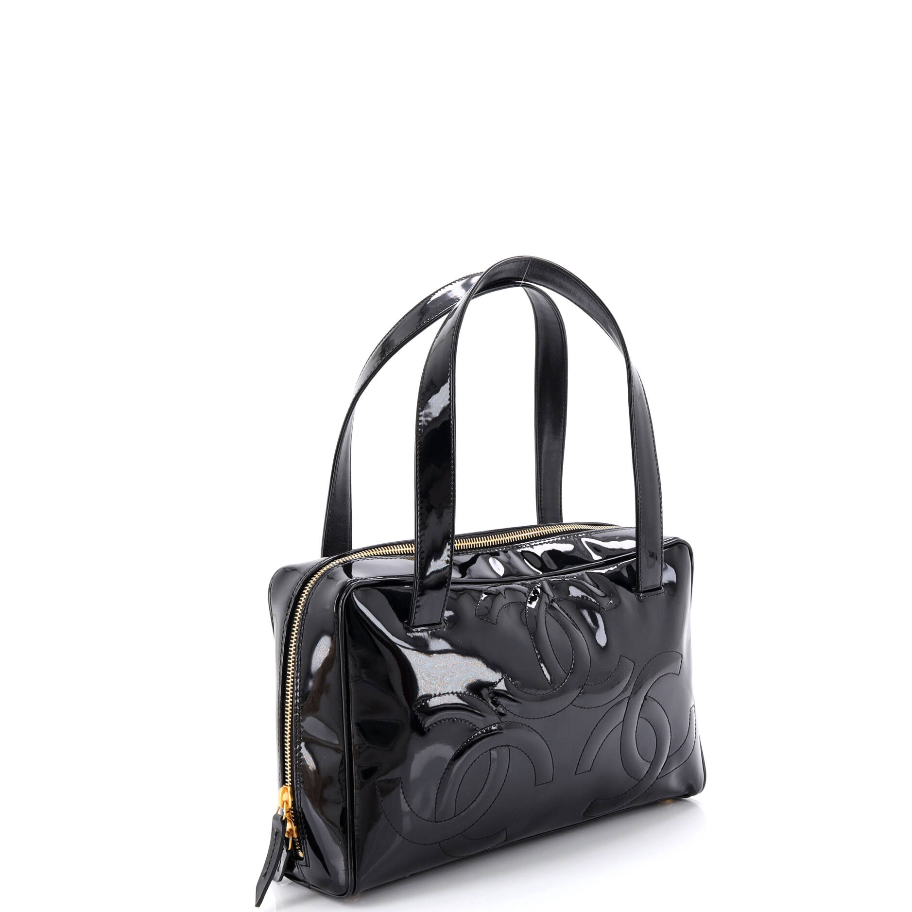 Triple CC Tote Patent Medium