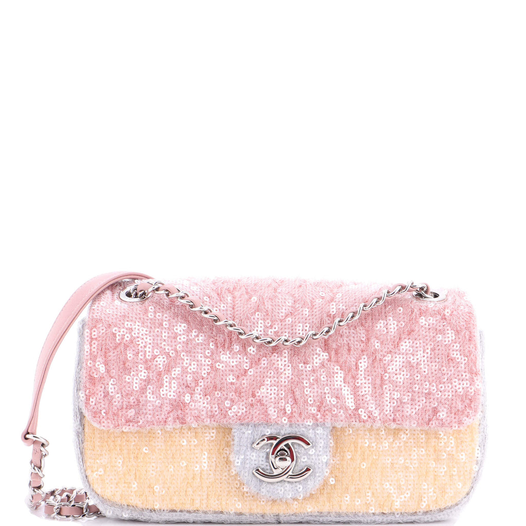 Waterfall CC Flap Bag Sequins Mini