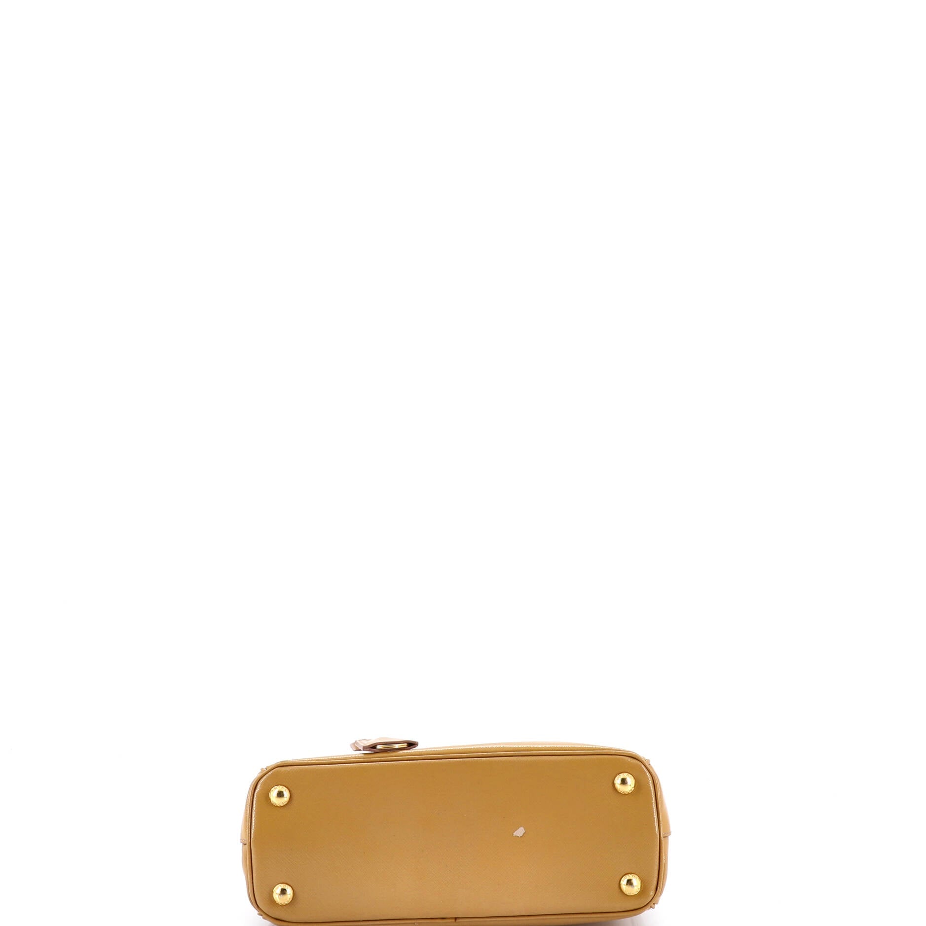 Double Zip Lux Tote Vernice Saffiano Leather Small