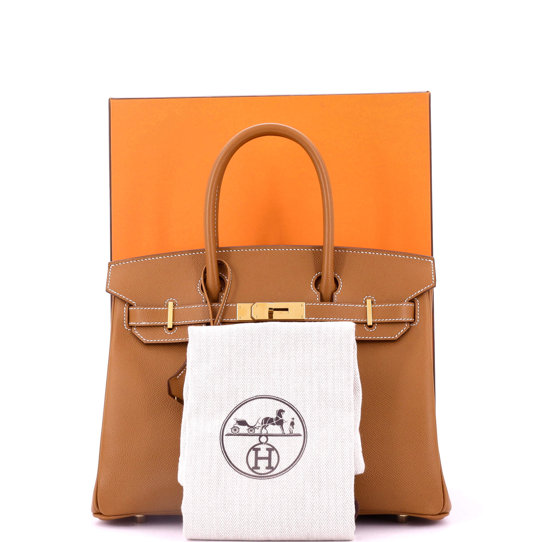 Birkin Handbag Gold Epsom with Gold Hardware 30
