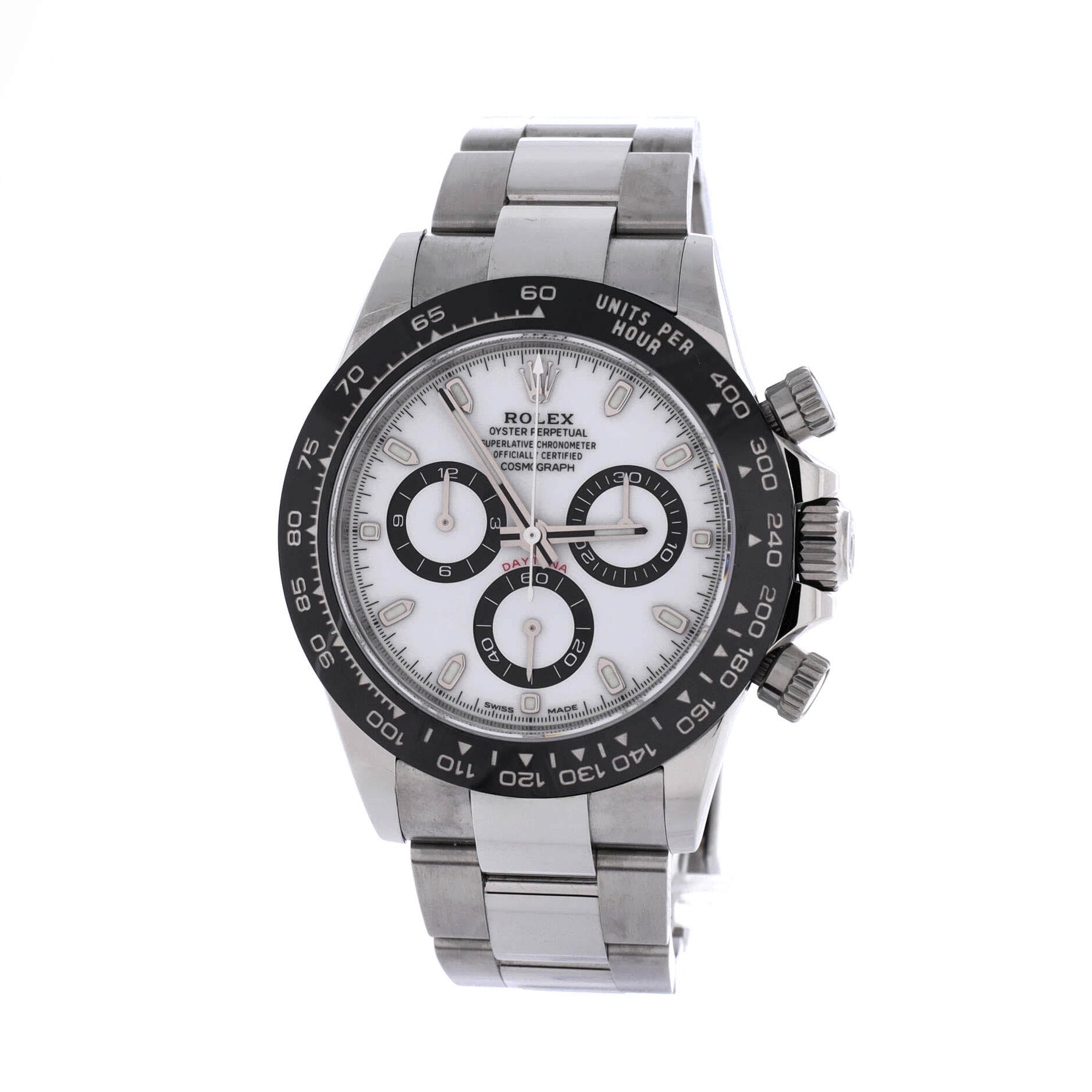 Oyster Perpetual Cosmograph Daytona Panda Automatic Watch Stainless Steel and Cerachrom 40