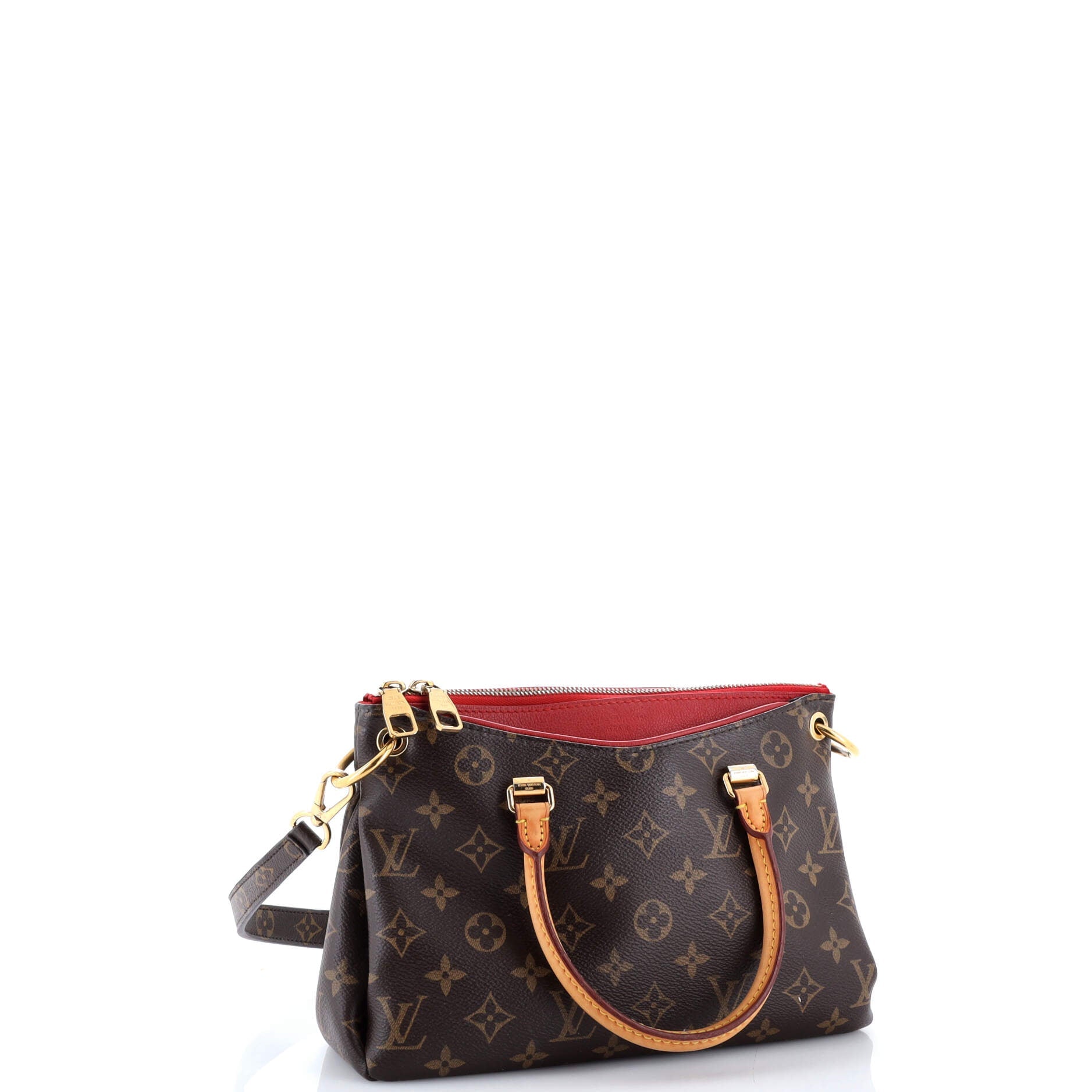 Pallas Tote Monogram Canvas with Leather BB