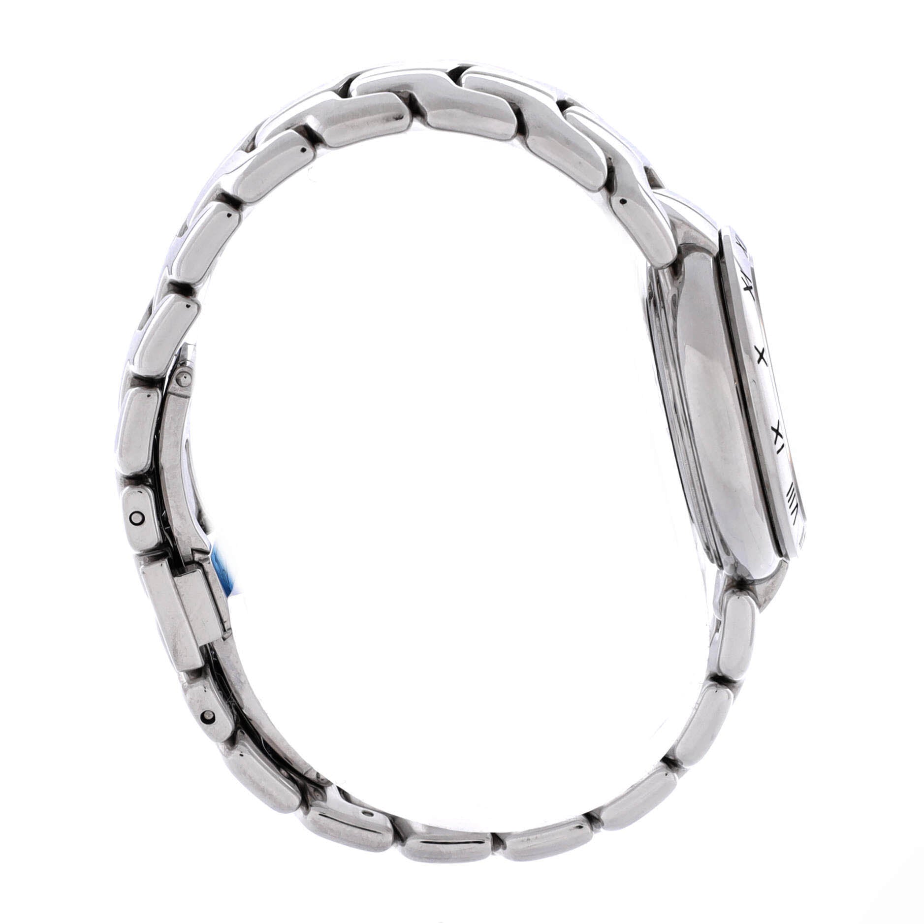 Link Quartz Watch Stainless Steel with Diamond Markers 29