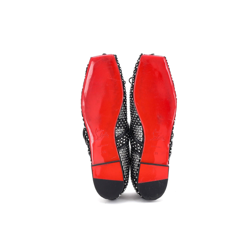 Women's Mamastrapitina Mary Jane Flats Crystal Embellished Mesh