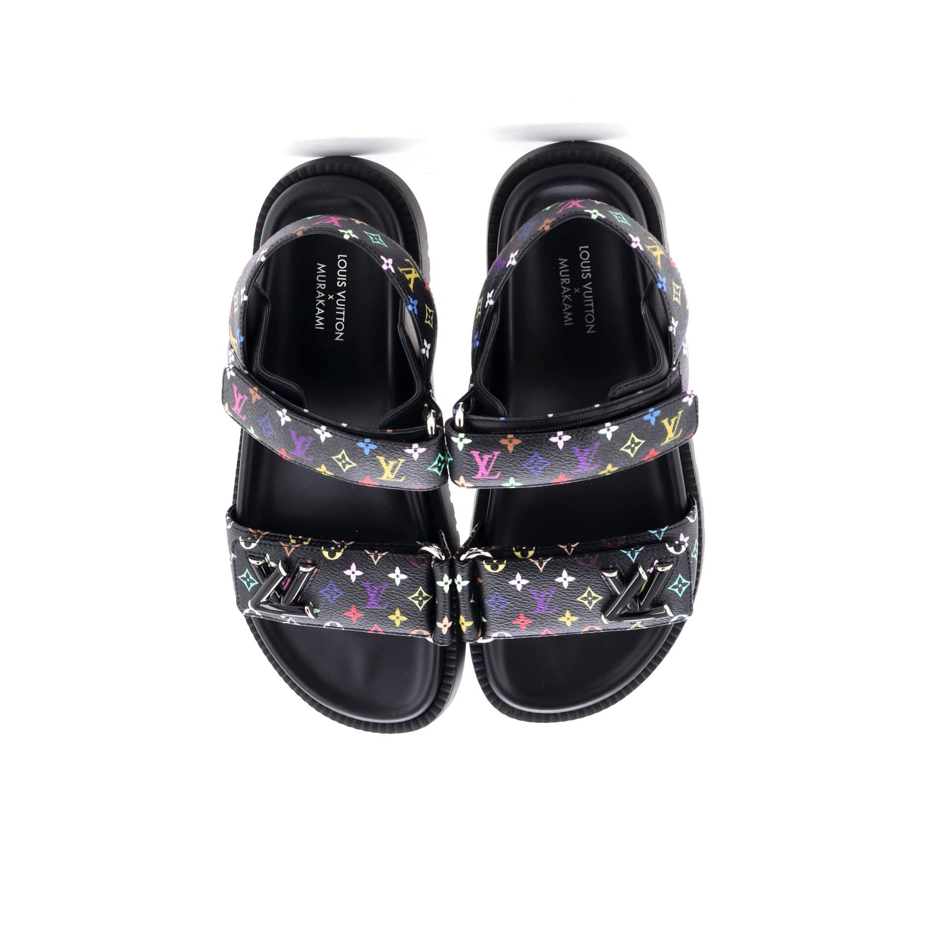 Women's x Takashi Murakami Sunset Comfort Flat Sandals Monogram Multicolor