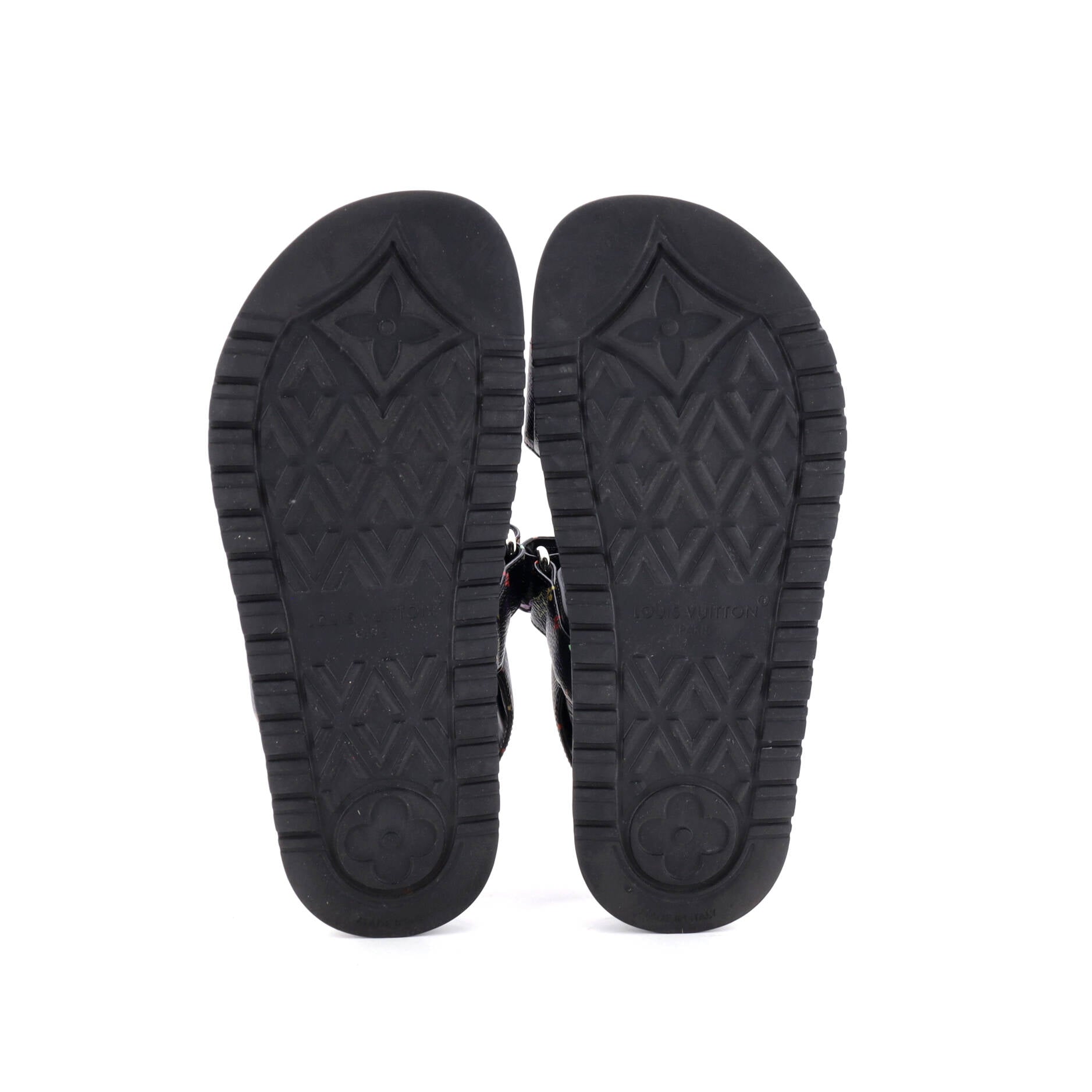 Women's x Takashi Murakami Sunset Comfort Flat Sandals Monogram Multicolor