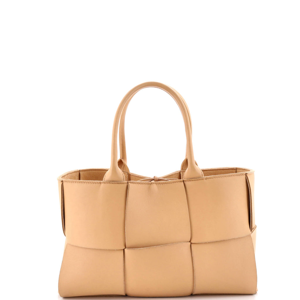 Arco Tote Maxi Intrecciato Leather Small