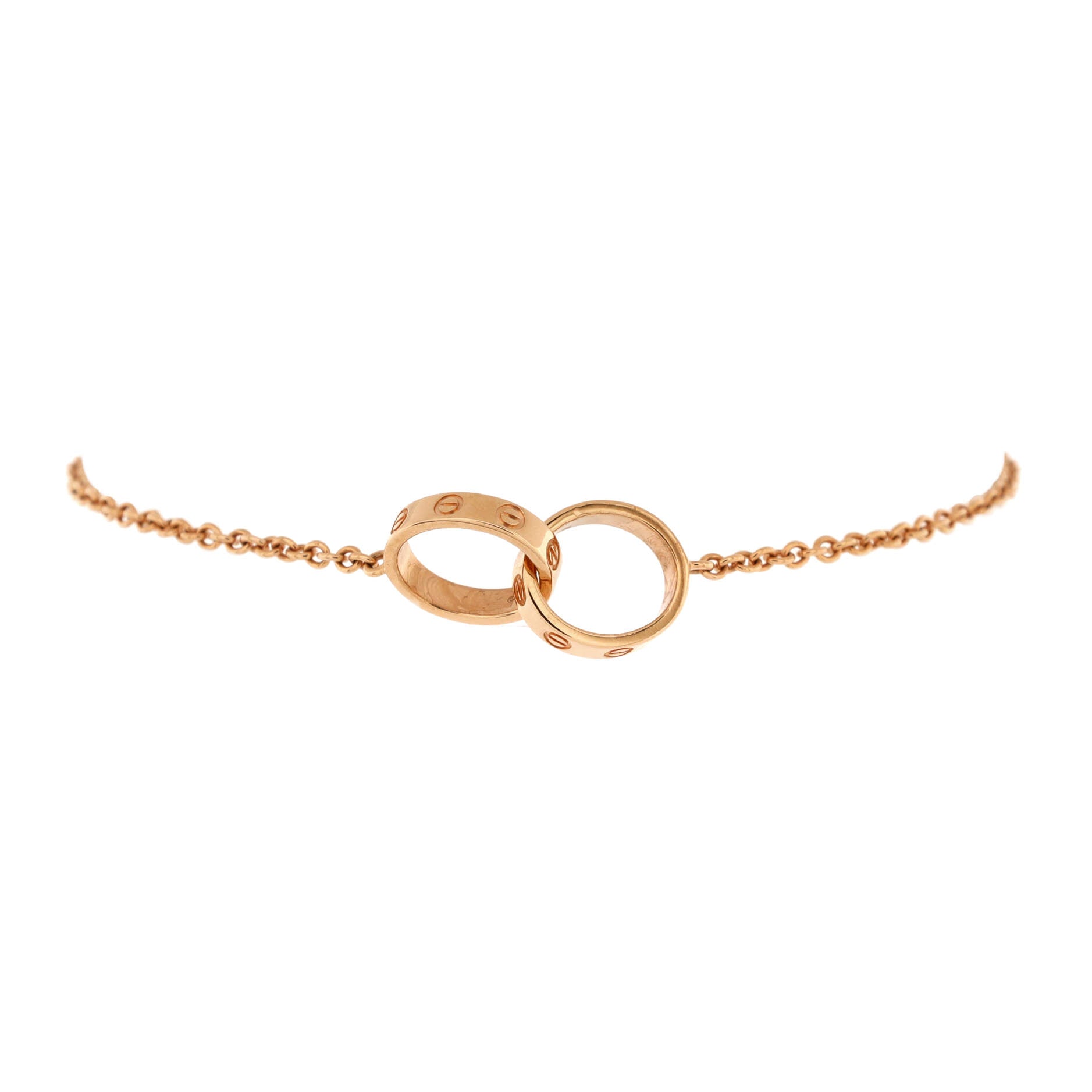 Love Interlocking Bracelet 18K Rose Gold