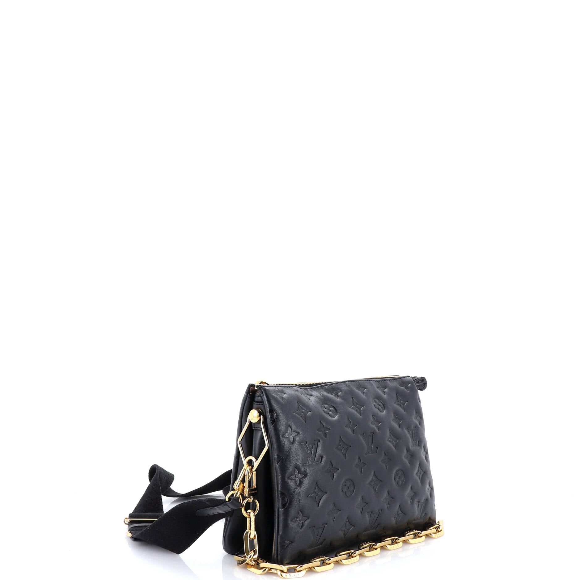 Coussin Bag Monogram Embossed Lambskin PM