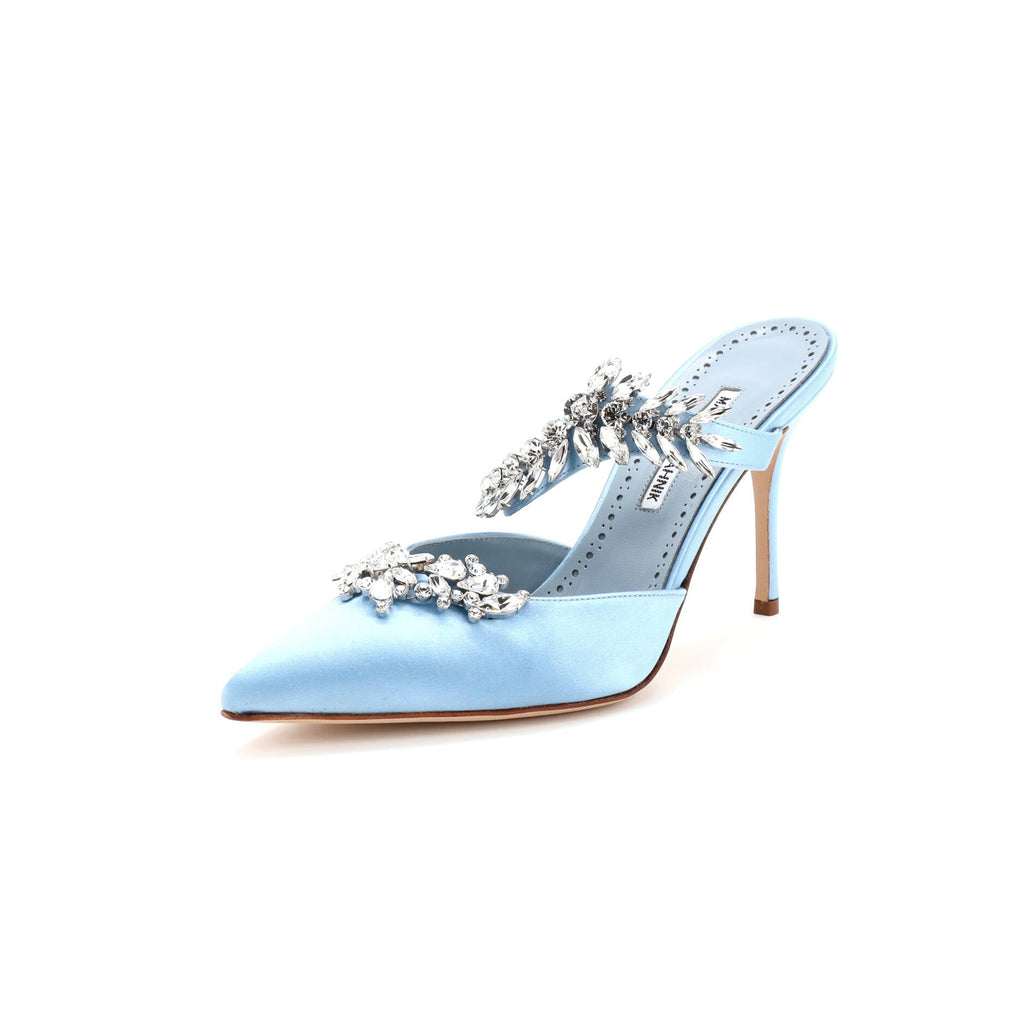 Women's Lurum Heeled Mules Satin 90