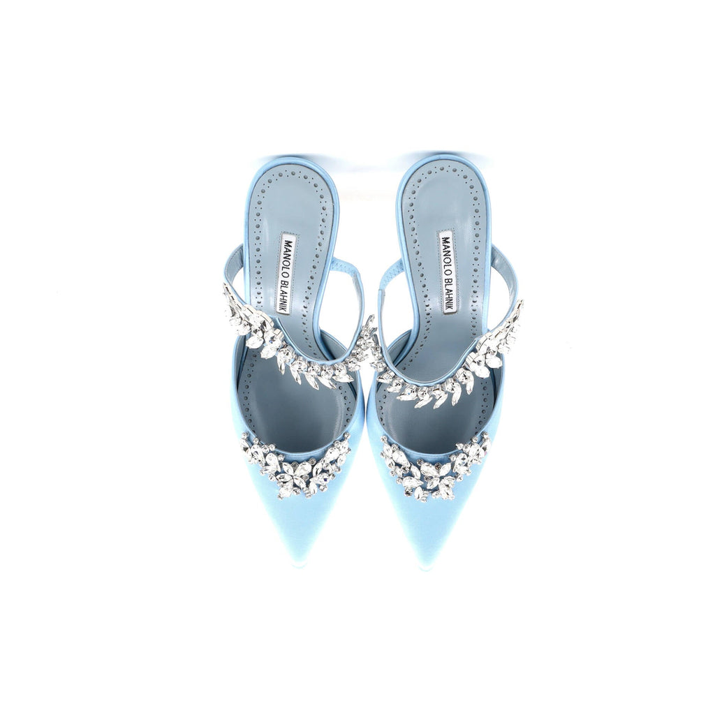 Women's Lurum Heeled Mules Satin 90